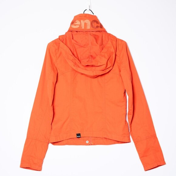 Bench Jacket Women's Small Spring Coat Softshell Light Hiking Windbreaker Collar - Picture 4 of 7